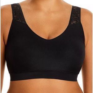 Chantelle Soft Stretch Lace Back Black Bralette